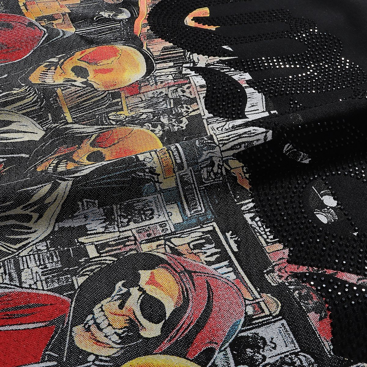BKYS Revival Skull DJ Tour Graphic T-Shirt — detail