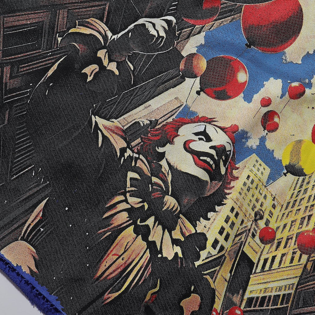 BKYS Revival Clown Balloon Rhinestone Graphic T-Shirt — detail