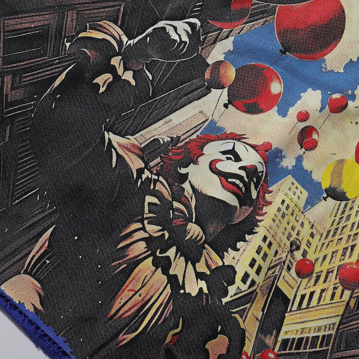 BKYS Revival Clown Balloon Rhinestone Graphic T-Shirt — detail