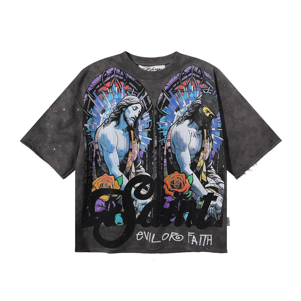 BKYS Revival Saint Graphic Short-Sleeve T-Shirt — hero
