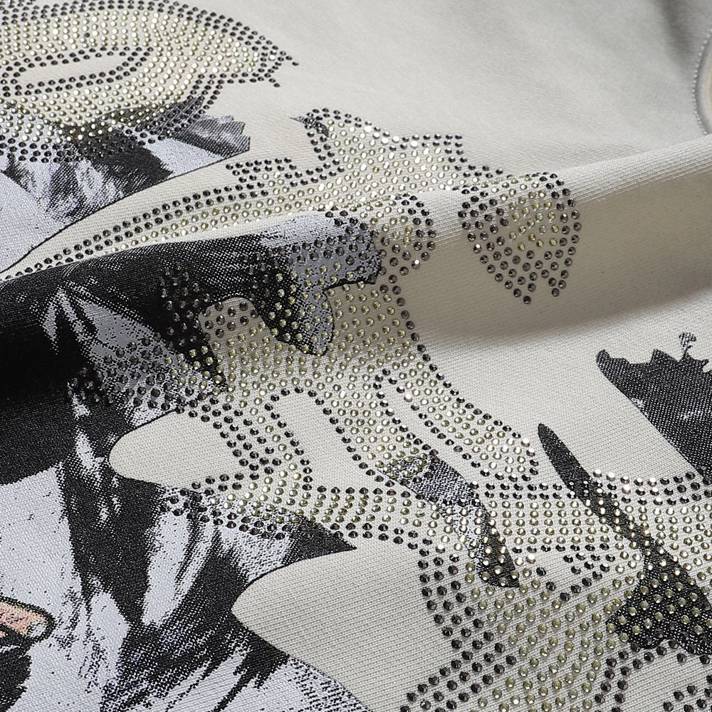 BKYS Revival Natural Punks Cropped Graphic T-Shirt — detail