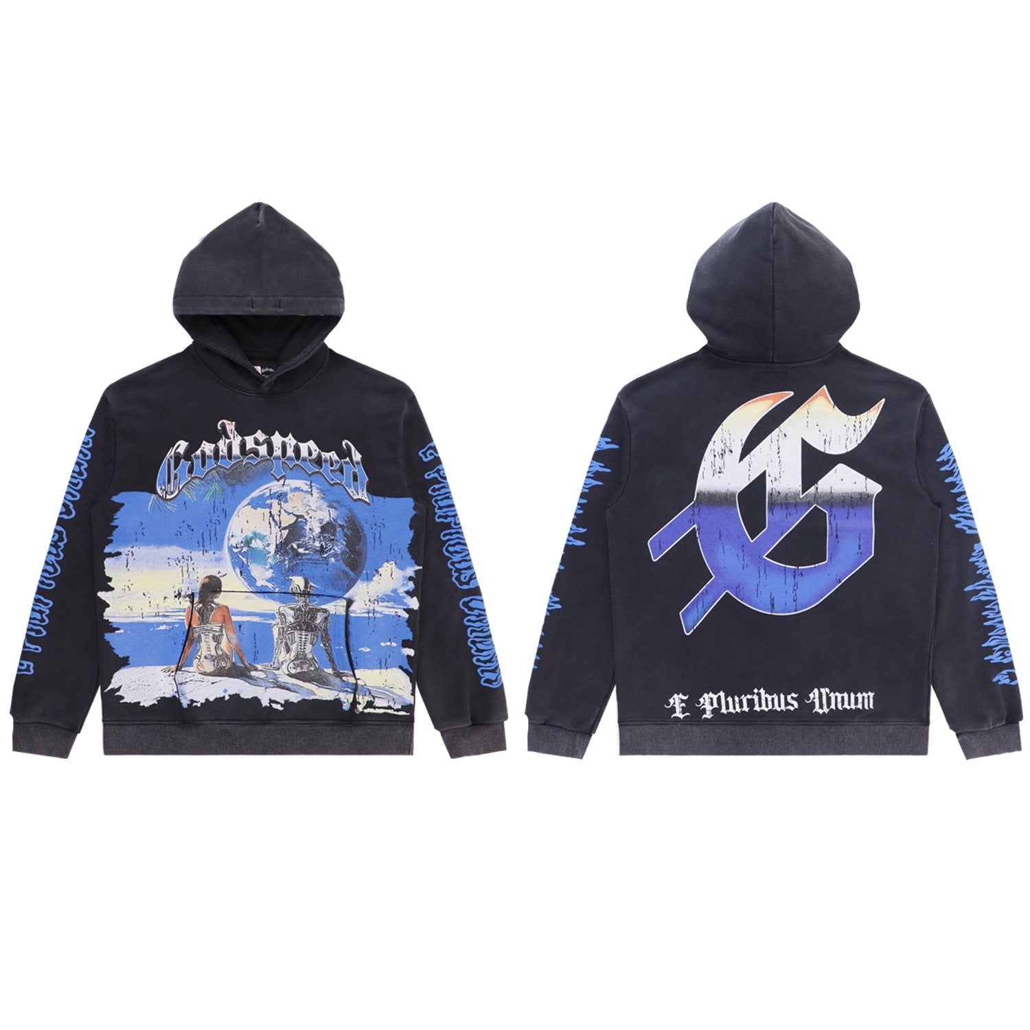 Godspeed Earth Tech Graphic Hoodie — hero