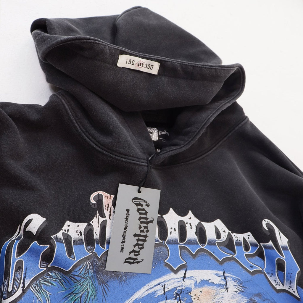 Godspeed Earth Tech Graphic Hoodie — hang_tag