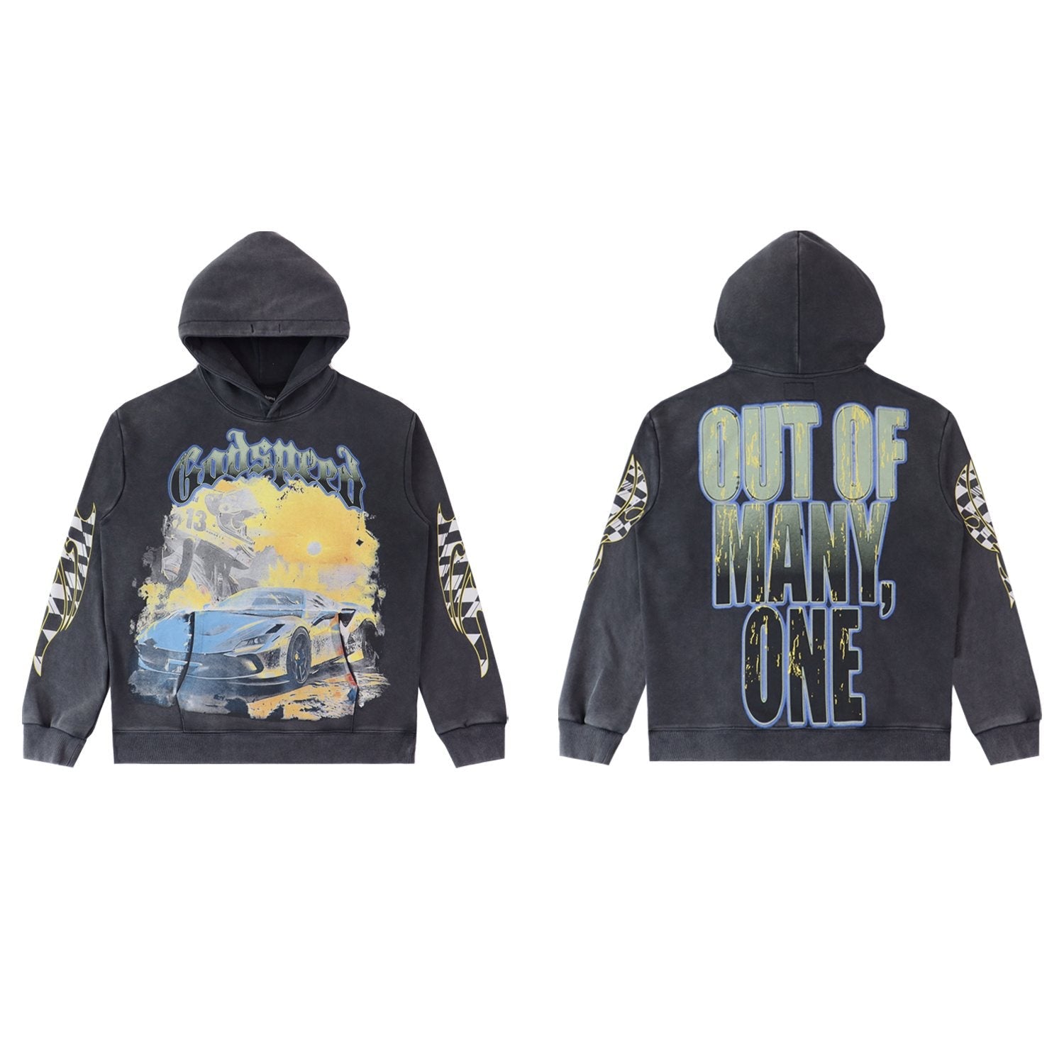 Godspeed Racing Graphic Hoodie — back