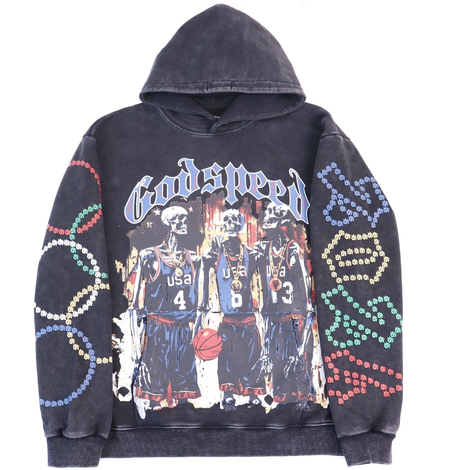 Godspeed Out of Many One Graphic Hoodie — hero