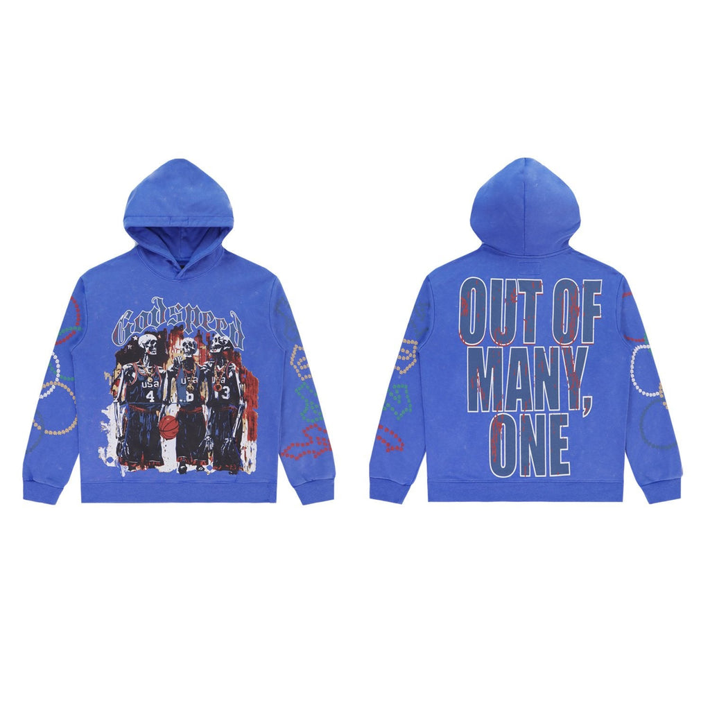 Godspeed Out of Many One Graphic Hoodie — comparison