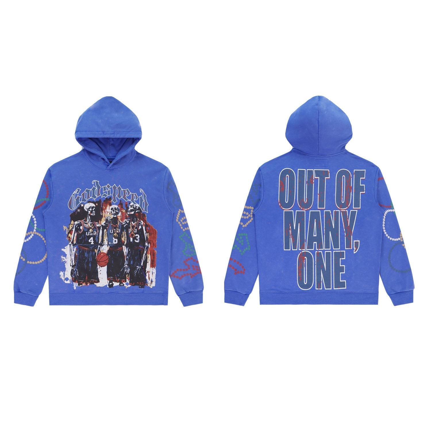 Godspeed Out of Many One Graphic Hoodie — comparison