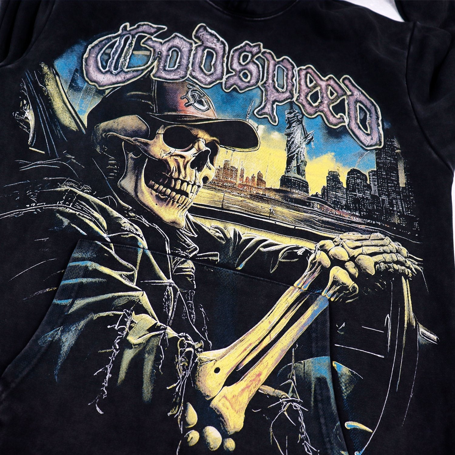 Godspeed Racing Graphic Pullover Hoodie — front