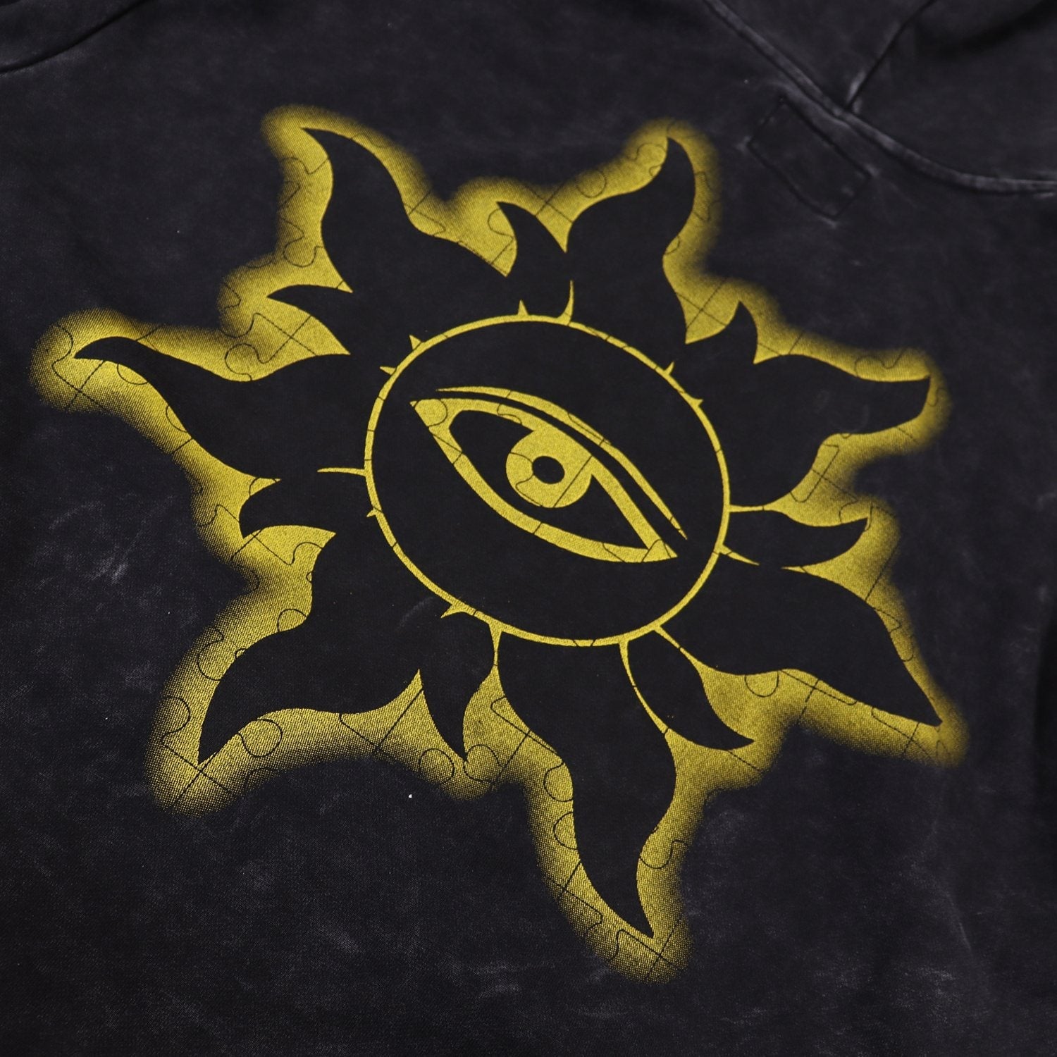 Godspeed Skull Sun Graphic Hoodie — detail