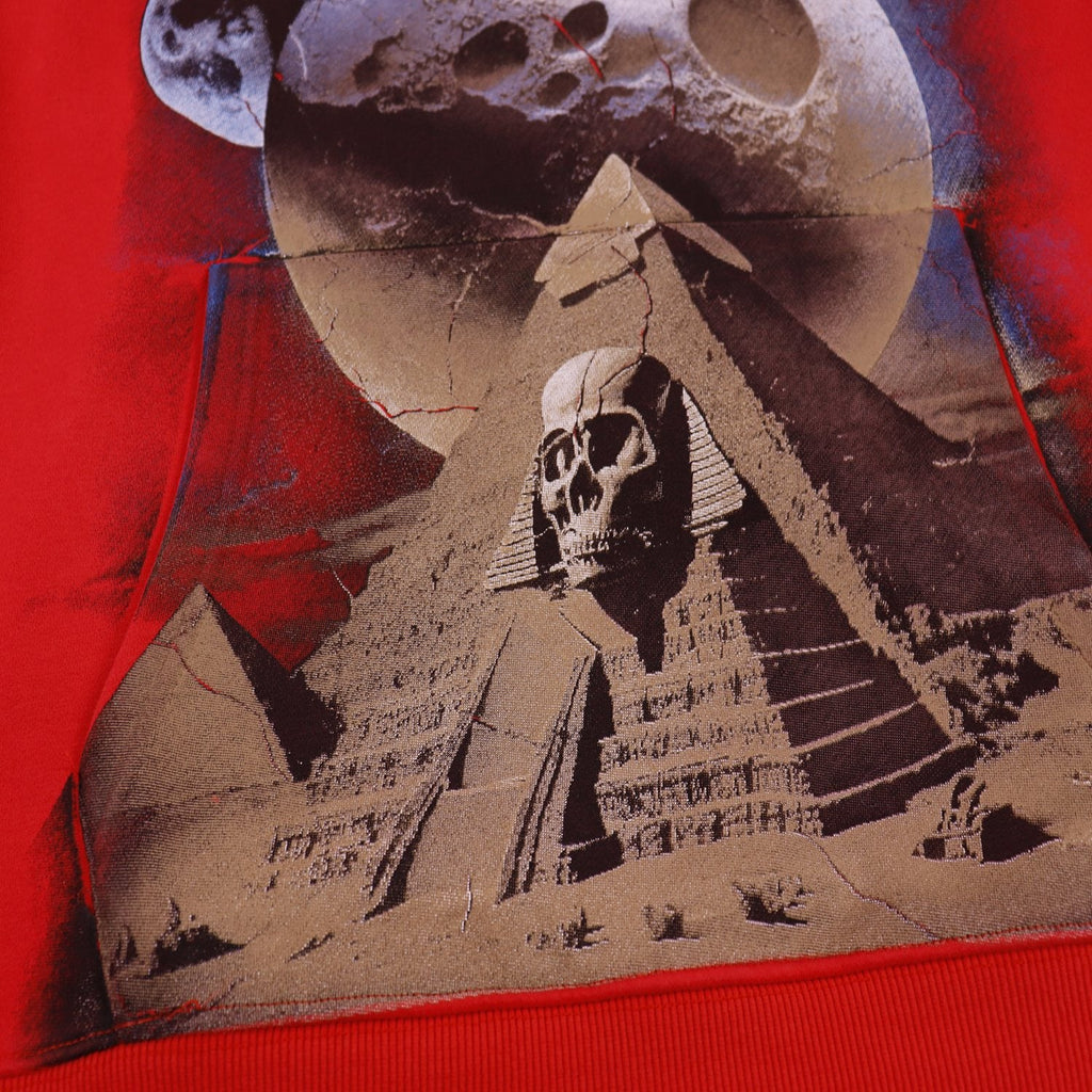 Godspeed Victory Toast Skull Graphic Hoodie — detail