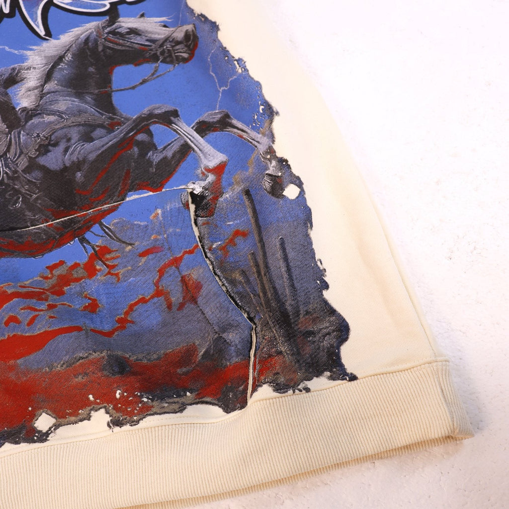 Godspeed Out of My Mind Cowboy Graphic Hoodie — detail