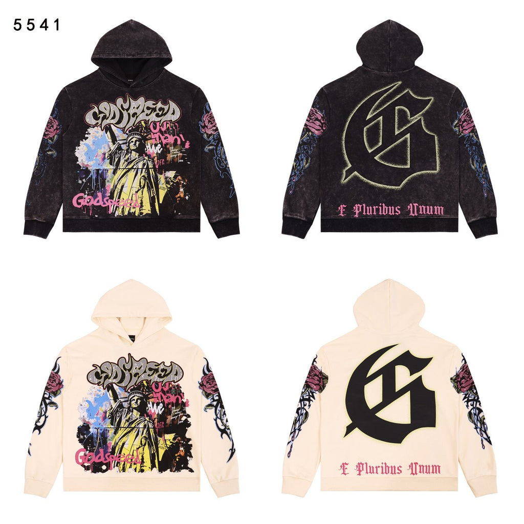 Godspeed E Pluribus Unum Graphic Hoodie — comparison