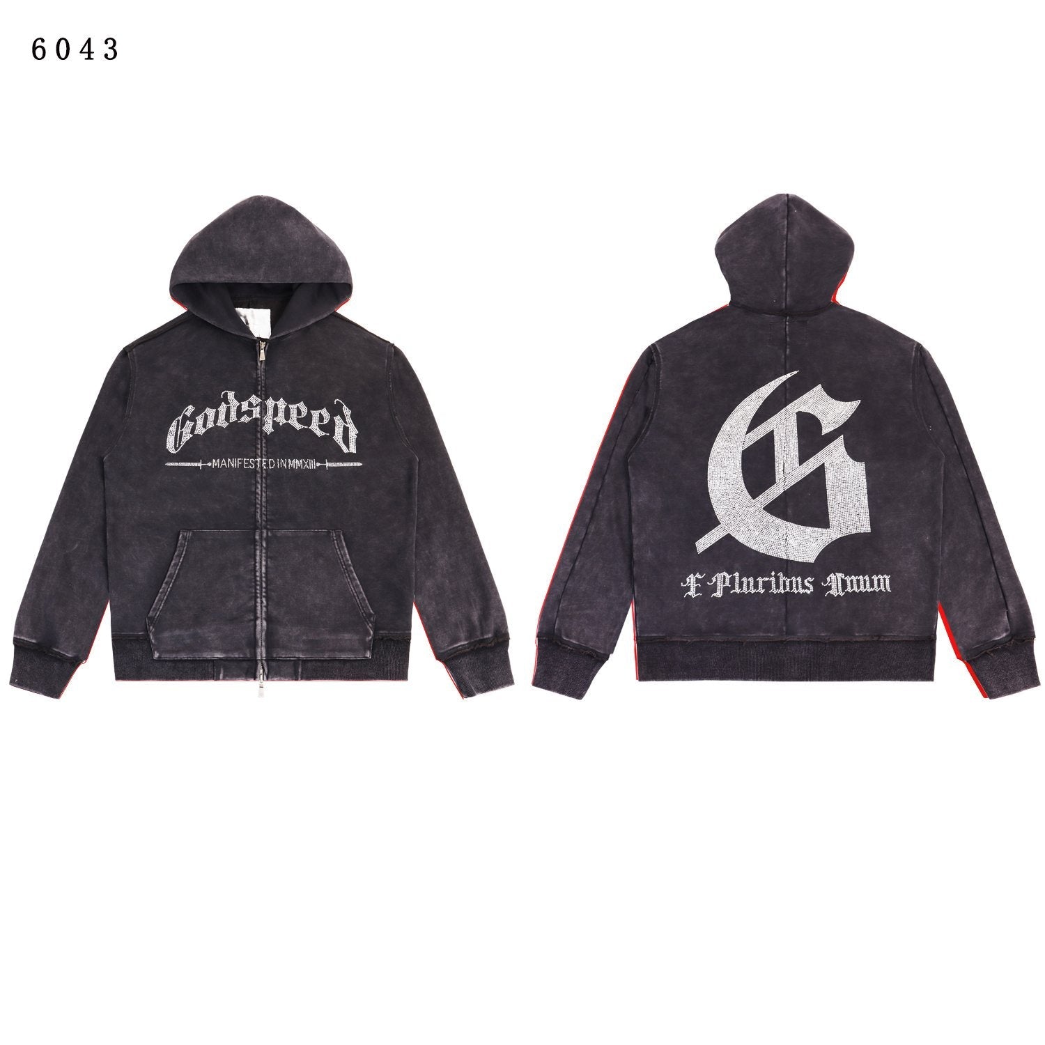 Godspeed E Pluribus Unum Eagle Zip Hoodie — hero