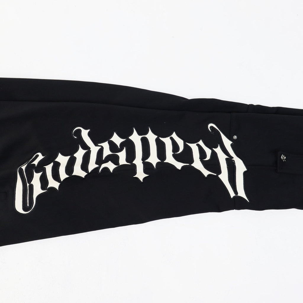 Godspeed White Gothic Zip Hoodie & Jogger Matching Set — detail