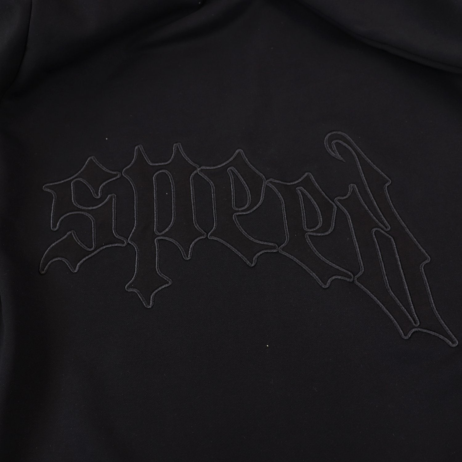 Godspeed Tonal Gothic Zip Hoodie — detail