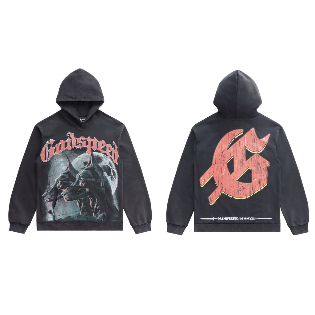 Godspeed Manifested Dog Graphic Hoodie — hero
