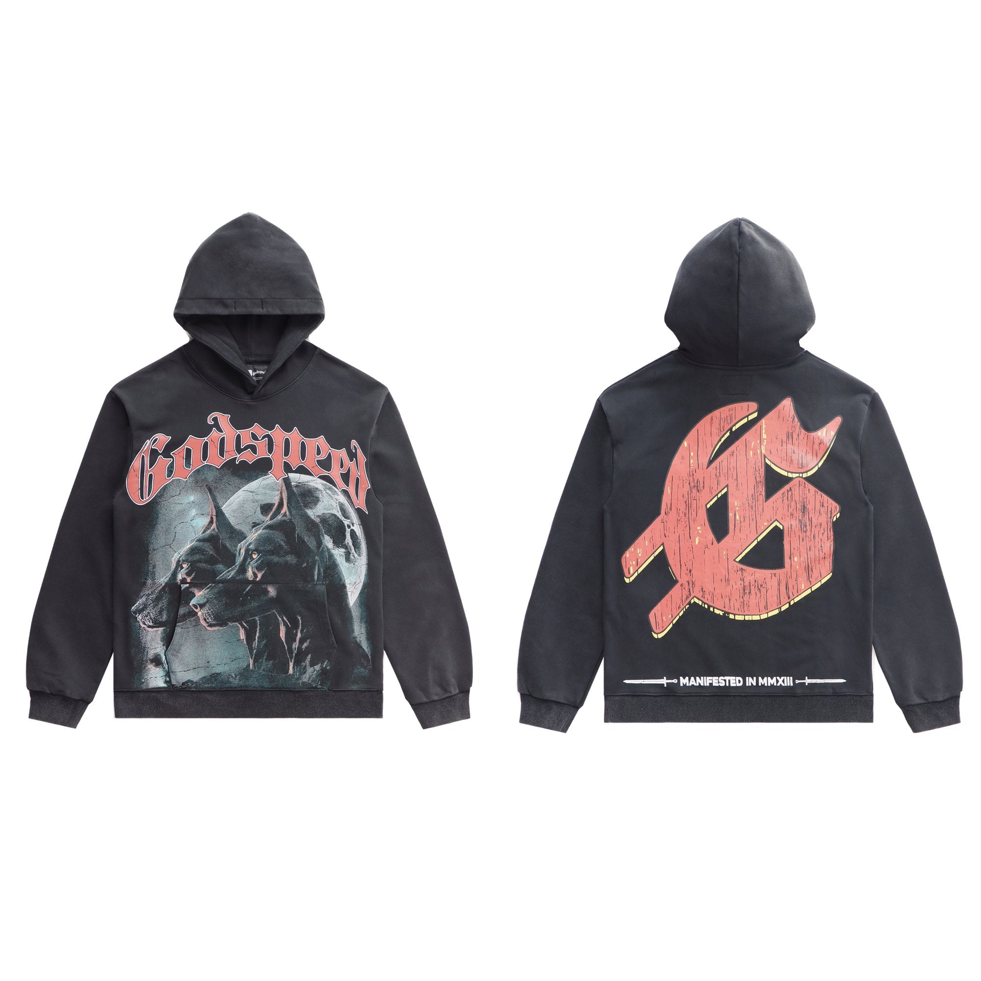 Godspeed Manifested Dog Graphic Hoodie — hero