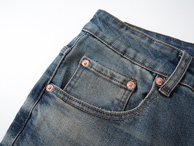 Purple Brand Blue Flared Jeans — detail