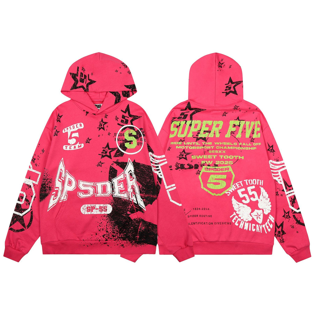 Sp5der Pink Super Five SP-55 Matching Set — front