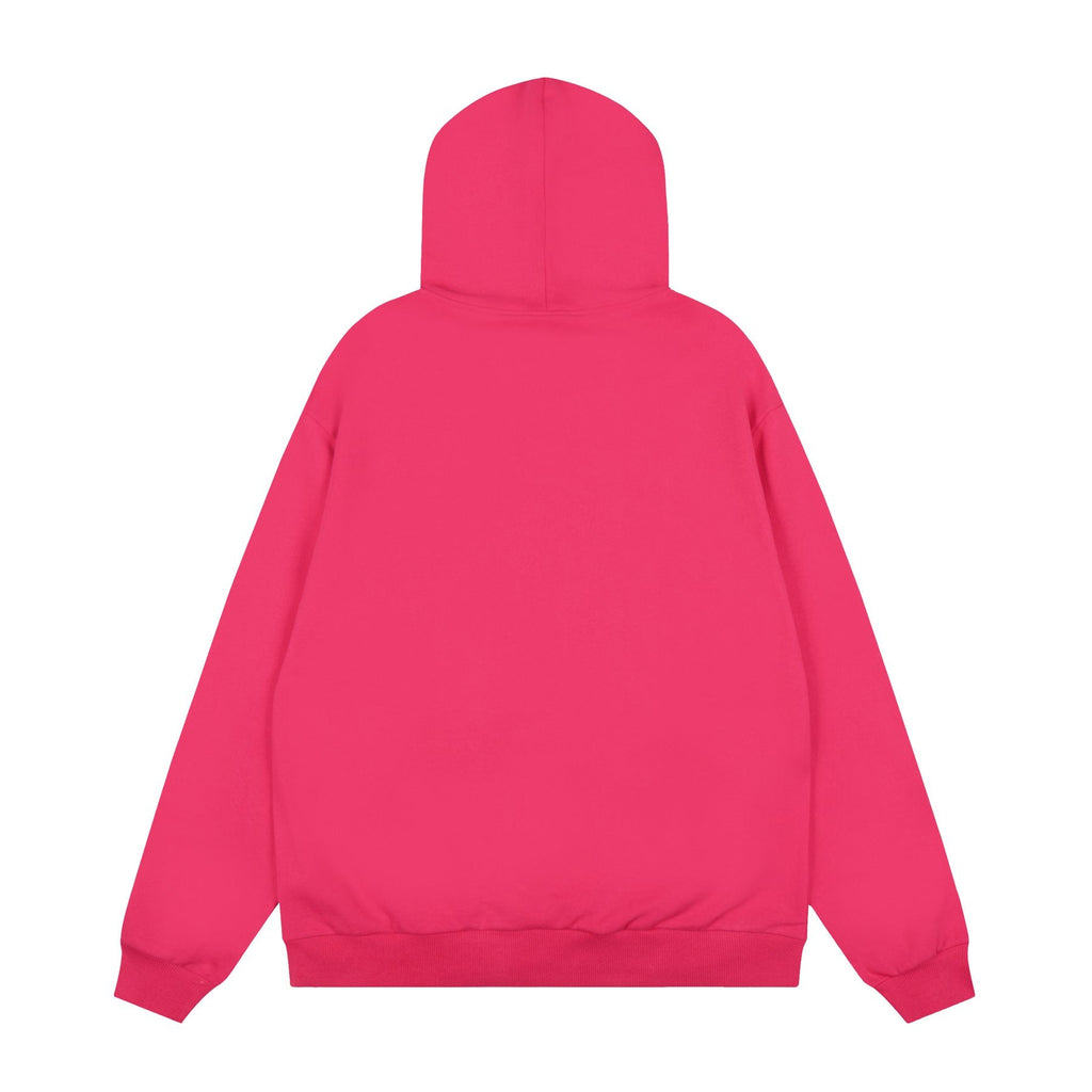 Sp5der Pink Spiderweb Graphic Hoodie — back