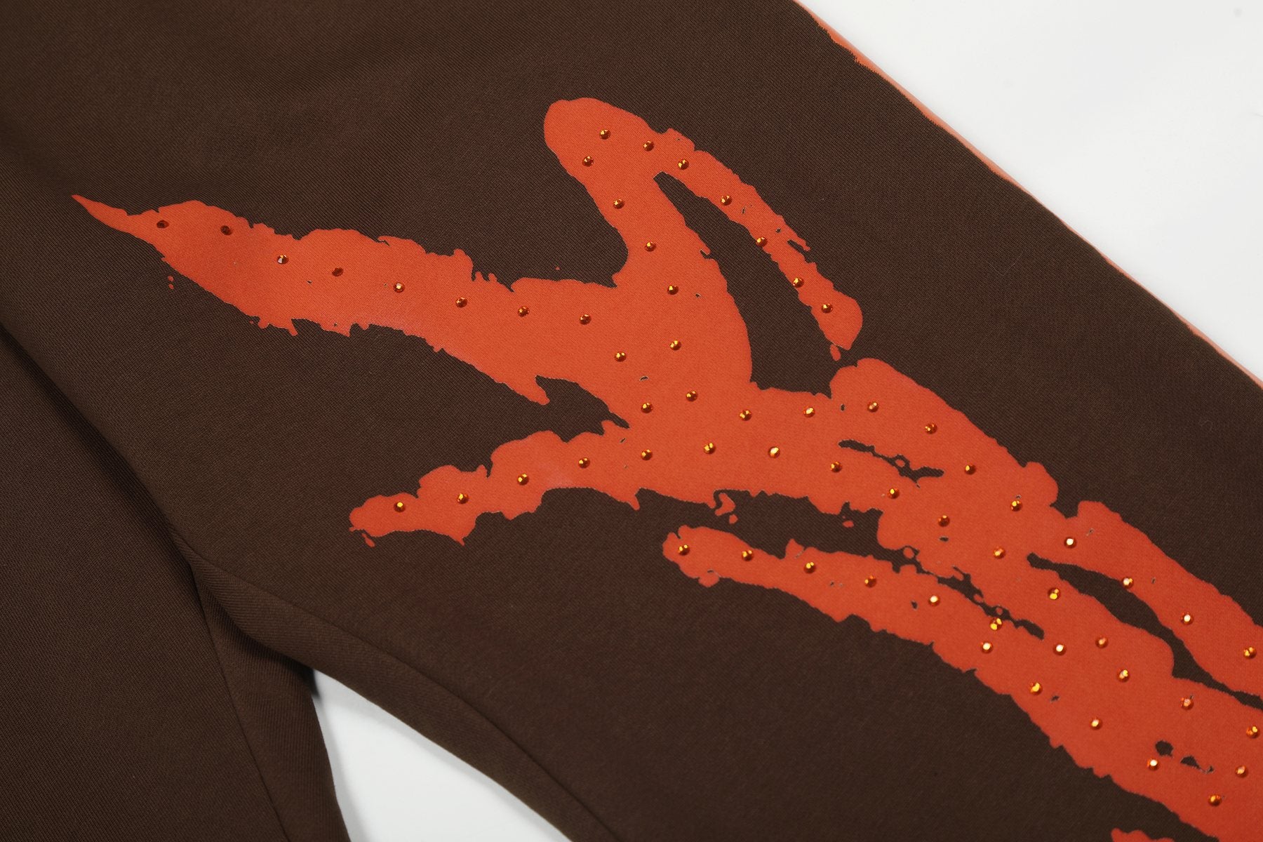Sp5der Graphic Hoodie & Sweatpants Matching Set — detail