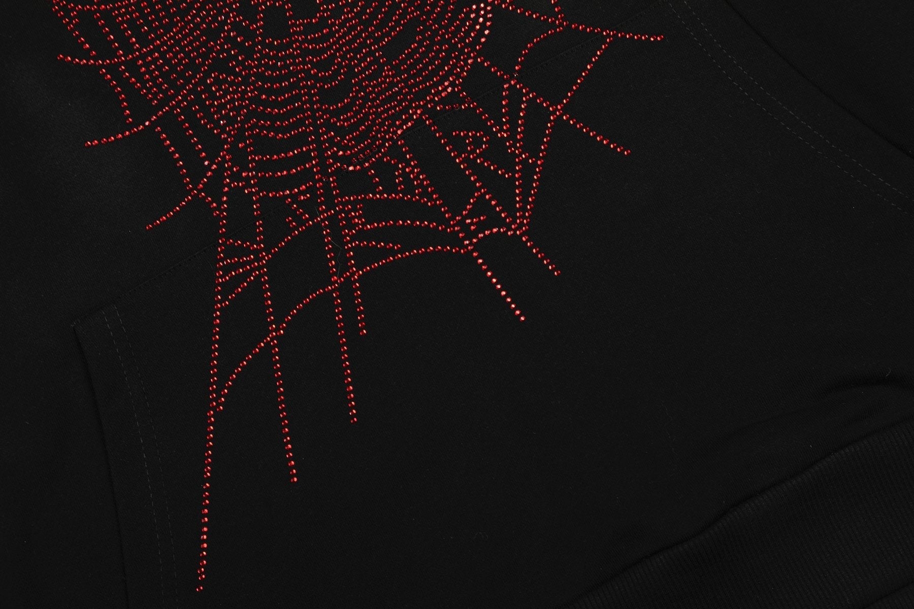 Sp5der Spider Web Graphic Hoodie & Sweatpants Set — detail