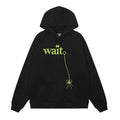 Sp5der Lime Green Web Graphic Pullover Hoodie — hero