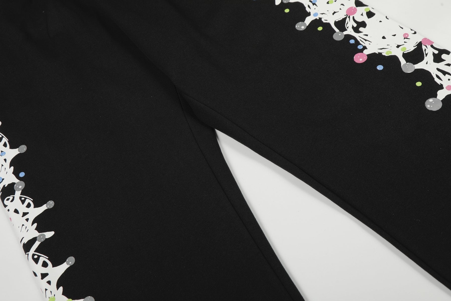 Sp5der Black Splatter Graphic Matching Set — detail