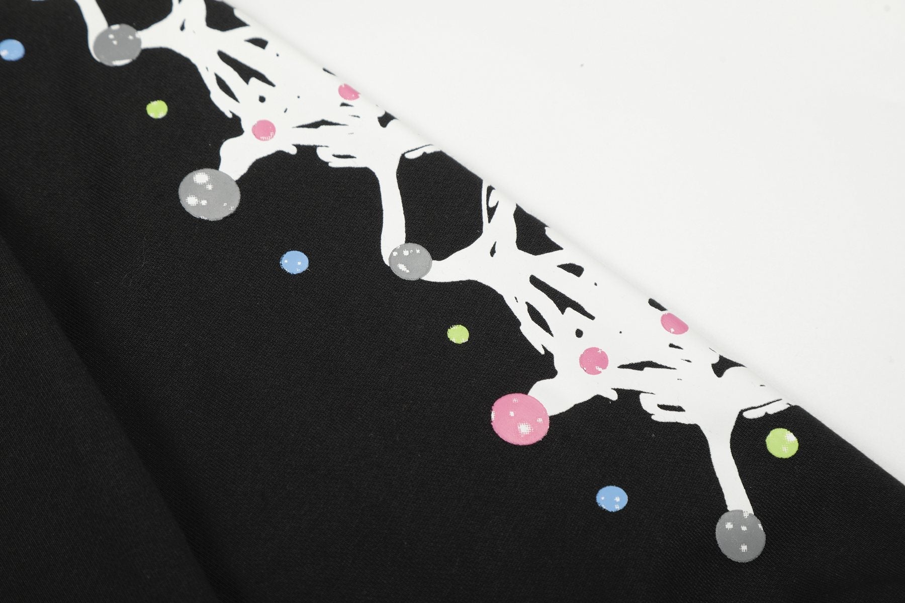 Sp5der Black Splatter Graphic Matching Set — detail