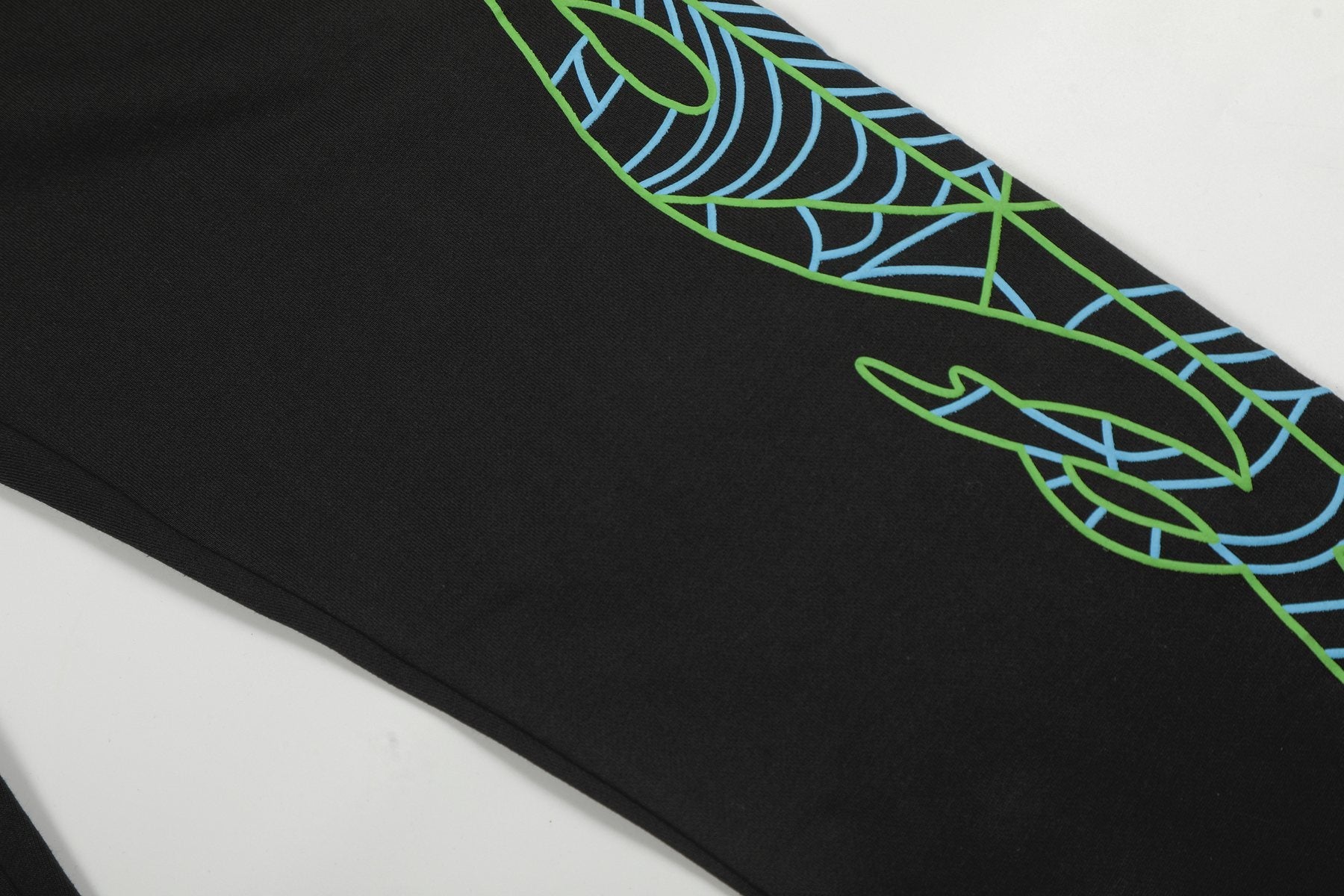 Sp5der Portrait Graphic Hoodie & Jogger Matching Set — detail