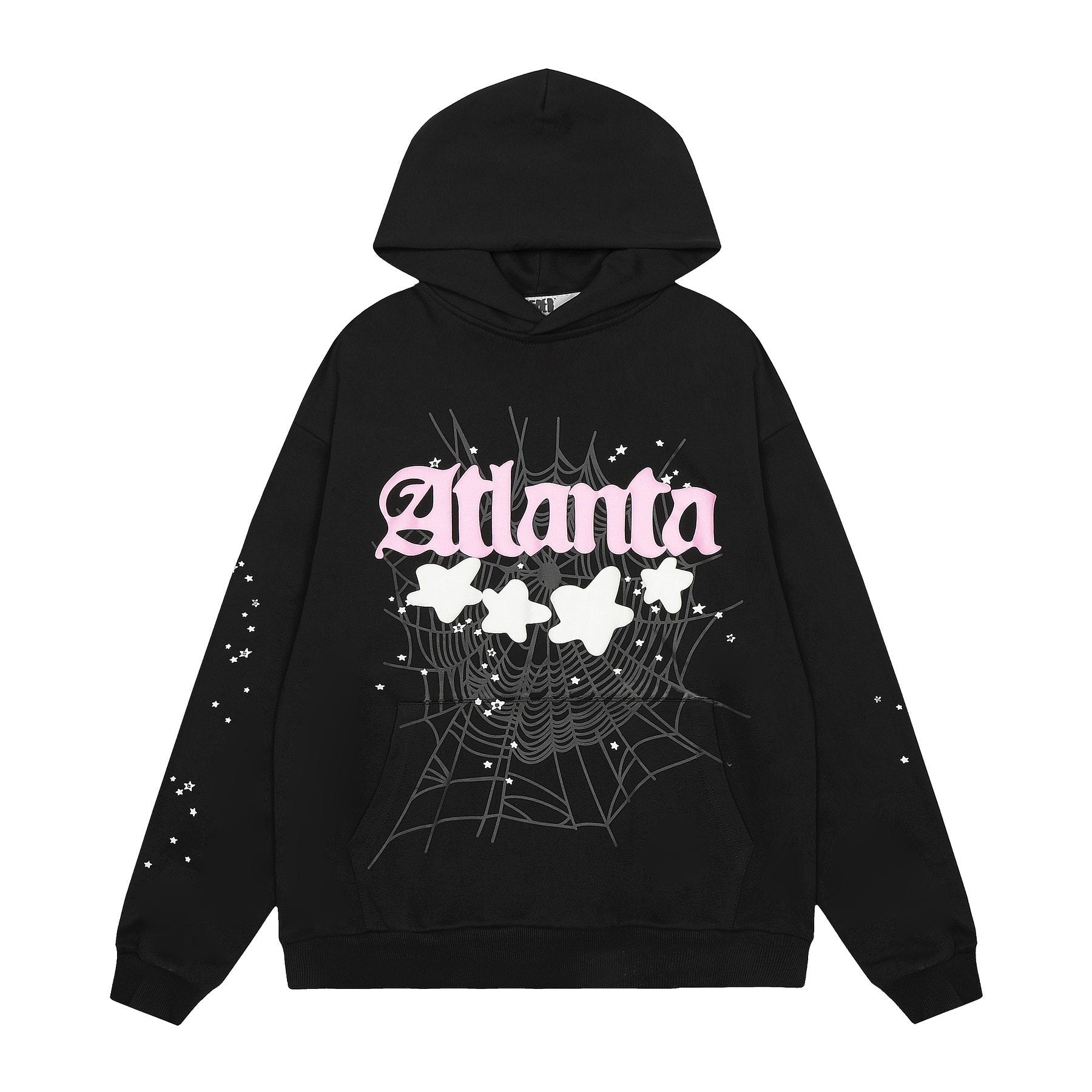 Sp5der Atlanta Spiderweb Graphic Hoodie — front