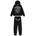Sp5der Spider-Web Zip Hoodie & Jogger Matching Set — hero
