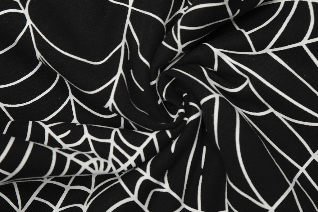 Sp5der Spider-Web Hoodie & Jogger Matching Set — fabric_closeup