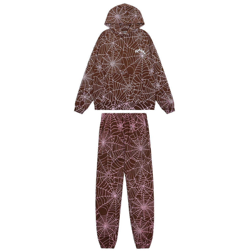 Sp5der Spider-Web Hoodie & Jogger Matching Set — hero