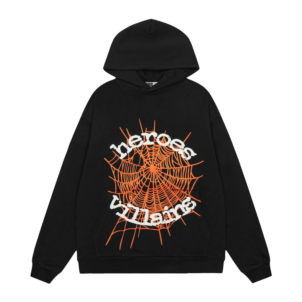 Sp5der Spiderweb Graphic Hoodie — front