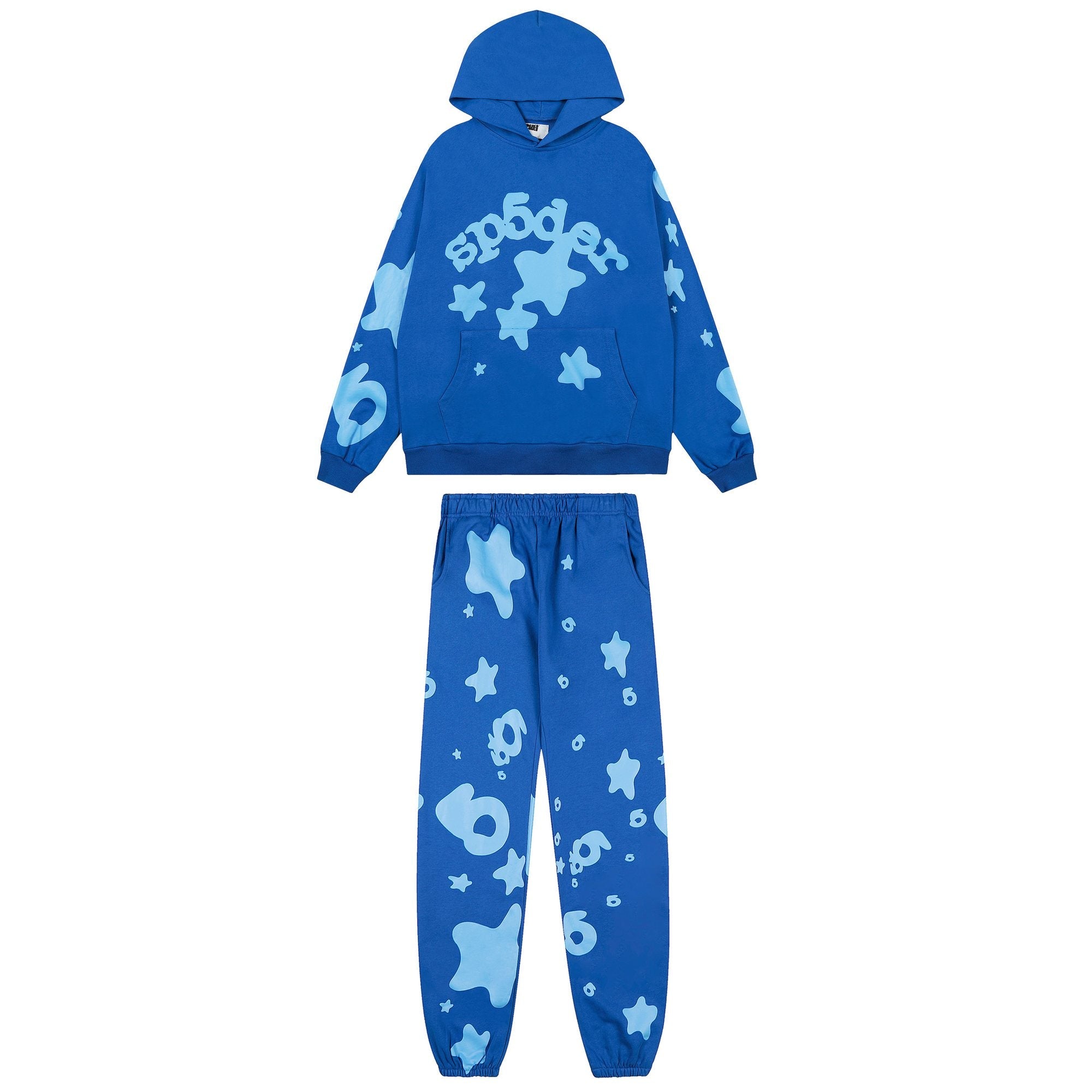 Sp5der Star Graphic Hoodie & Jogger Matching Set — hero