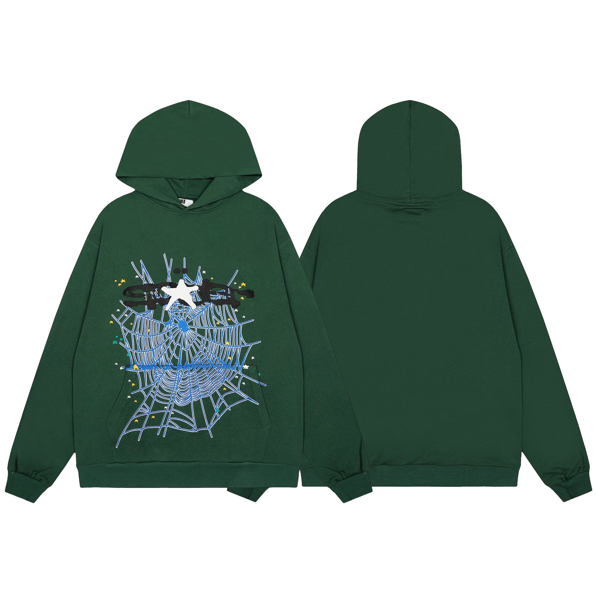 Sp5der Spiderweb Graphic Hoodie — hero