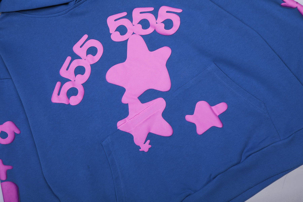 Sp5der Blue Star 555 Graphic Matching Set — detail