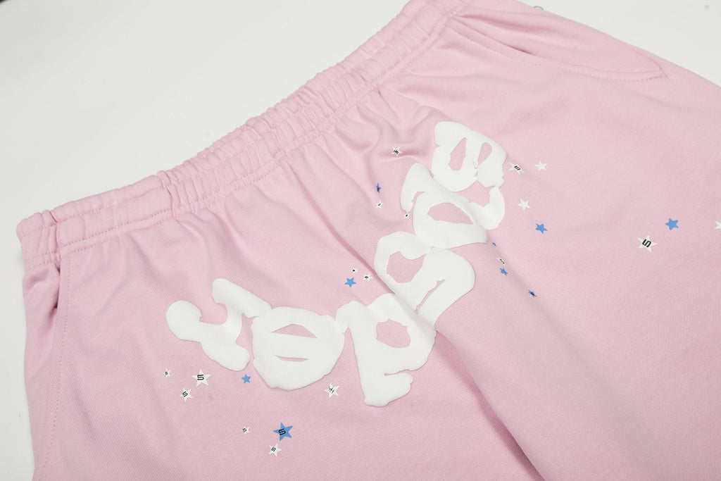Sp5der Spiderweb Graphic Hoodie & Sweatpants Matching Set — detail