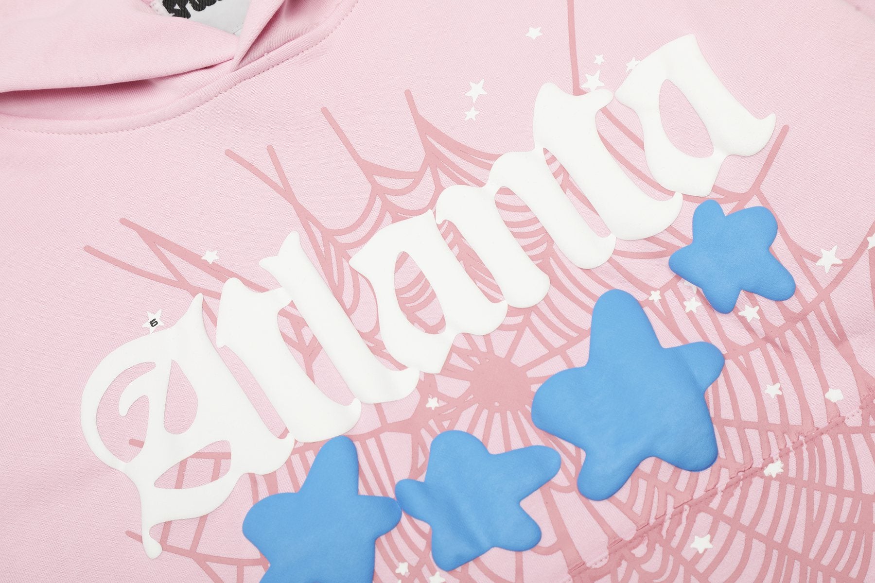 Sp5der Spiderweb Graphic Hoodie & Sweatpants Matching Set — detail
