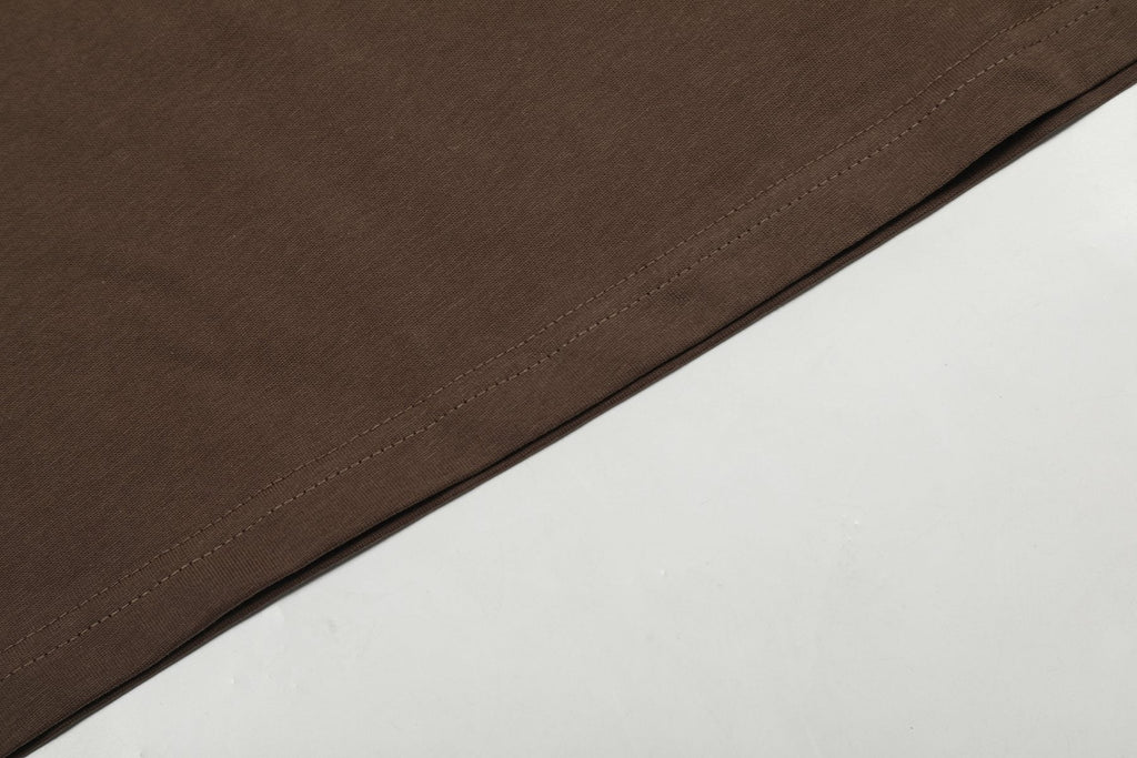 Sp5der Brown Graphic T-Shirt — detail