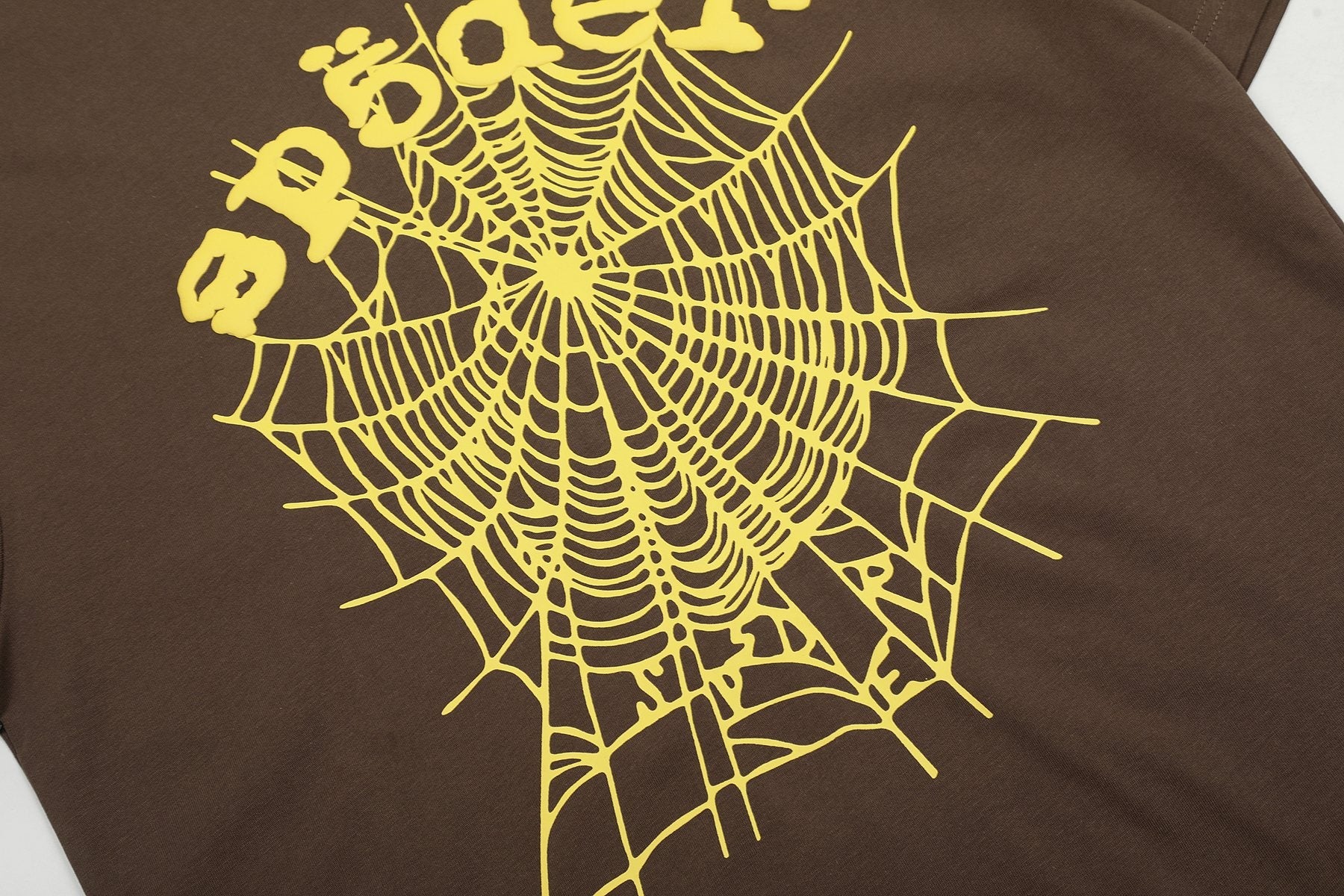 Sp5der Spiderweb Graphic T-Shirt — detail
