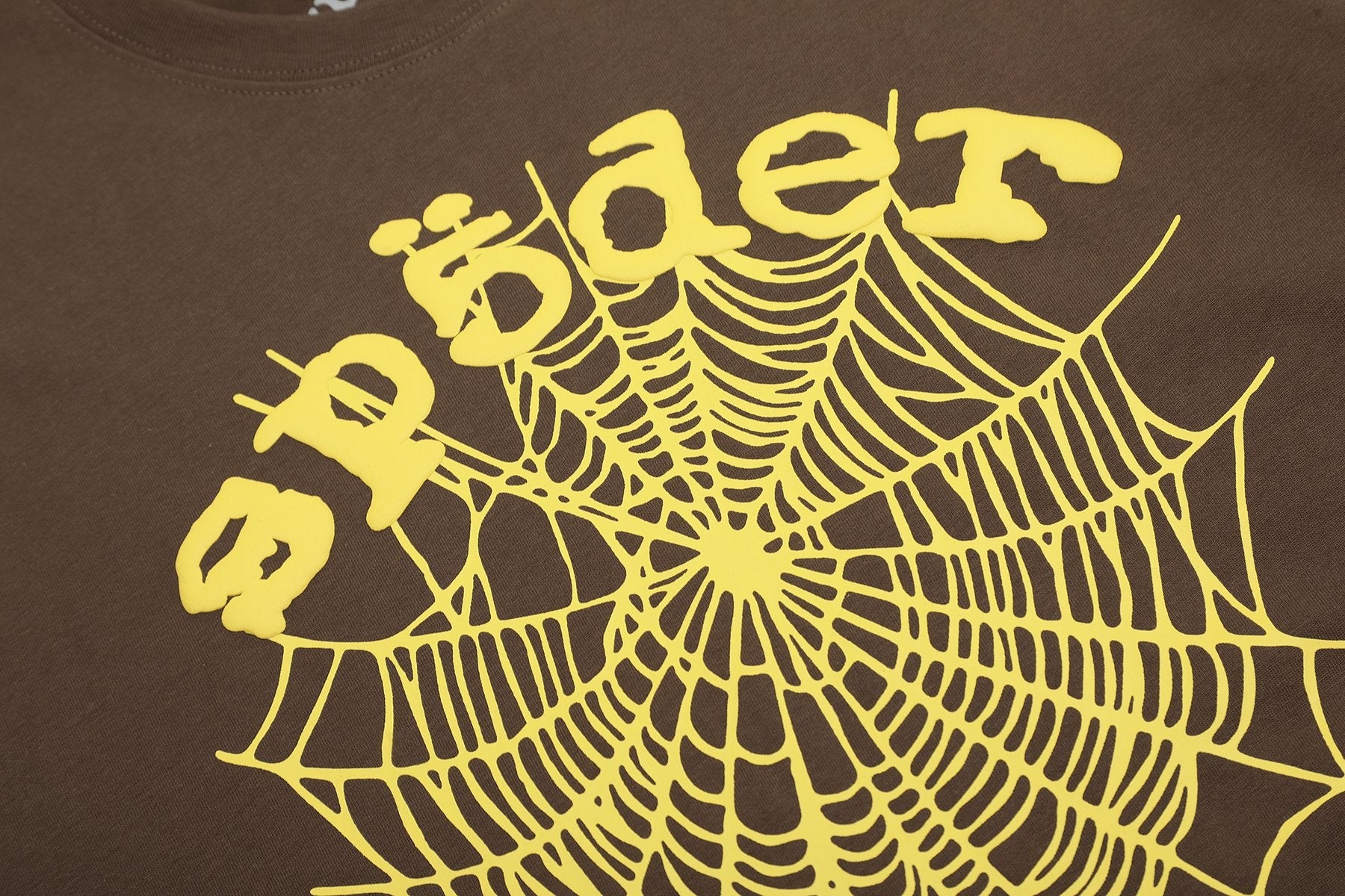 Sp5der Spiderweb Graphic T-Shirt — detail