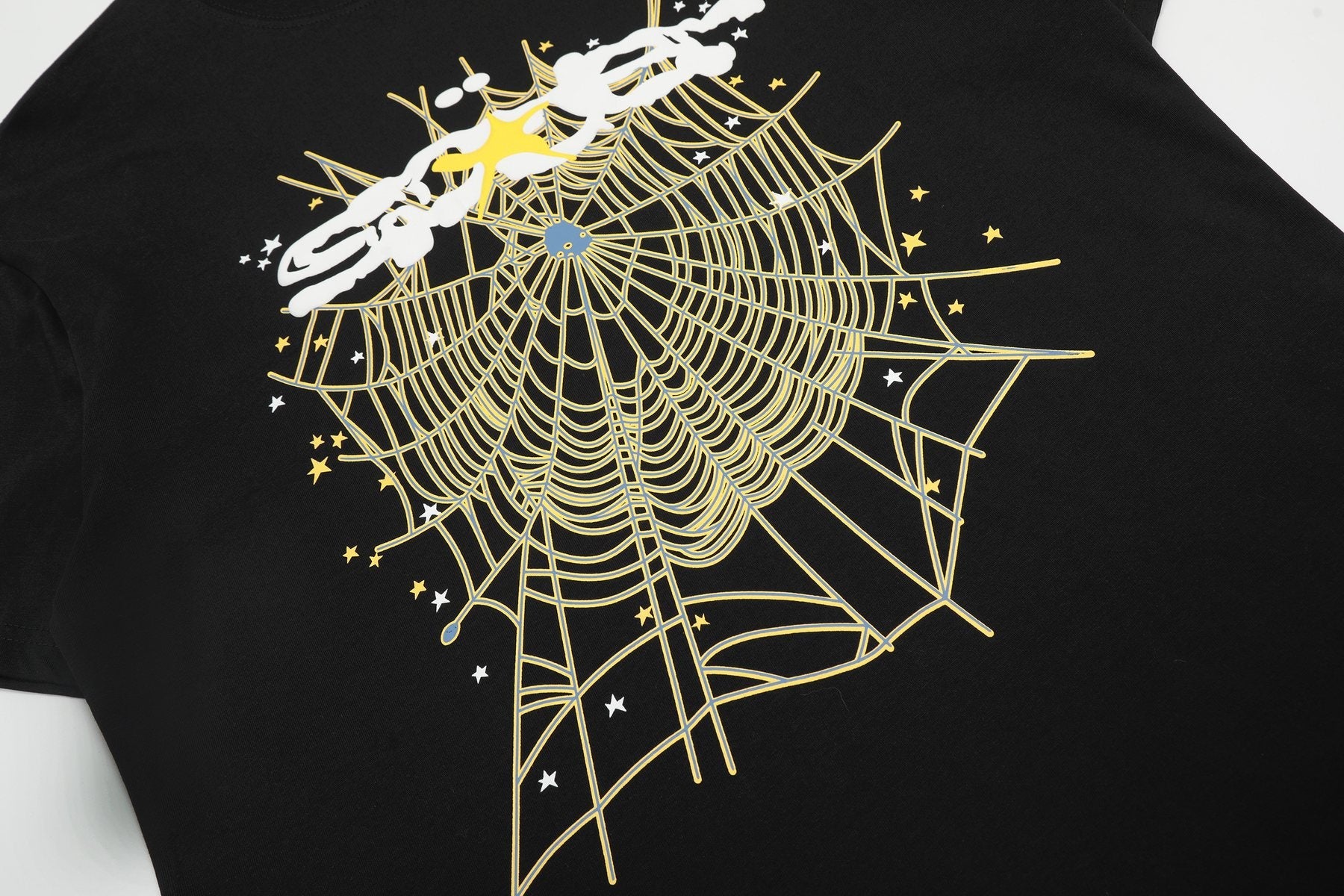 Sp5der Spiderweb Graphic T-Shirt — detail