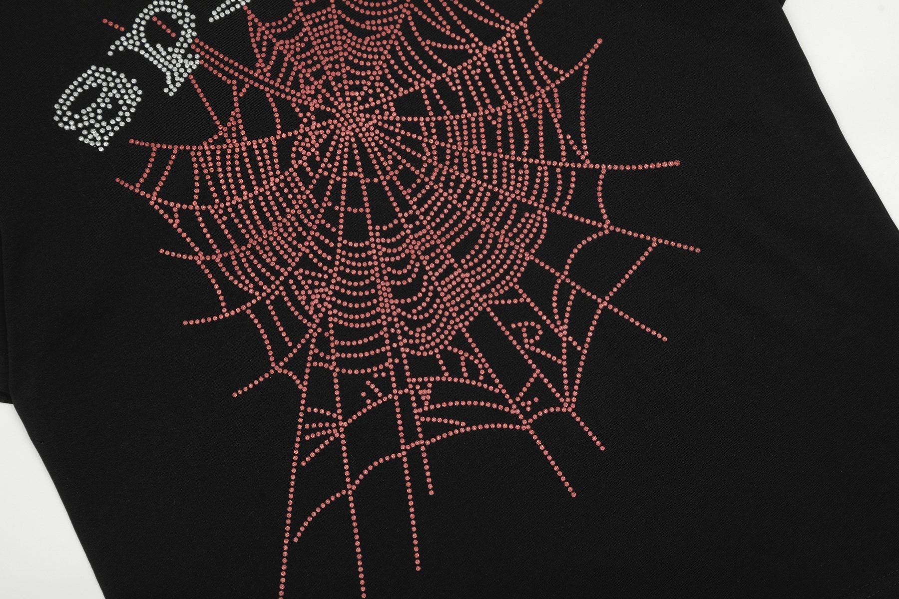 Sp5der Spider Web Graphic T-Shirt — detail