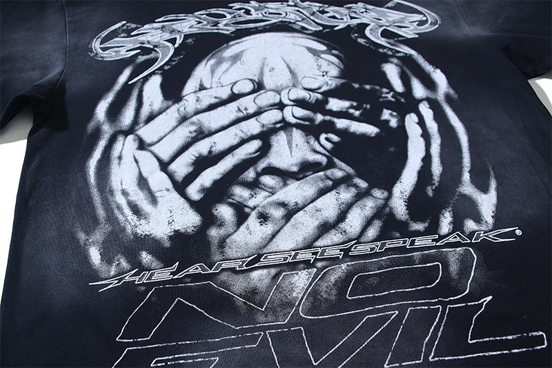 Hellstar No Evil Graphic T-Shirt — detail