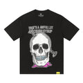 THAT'S A AWFUL LOT OF COUGH SYRUP Skull & Persona Graphic T-Shirt — hero