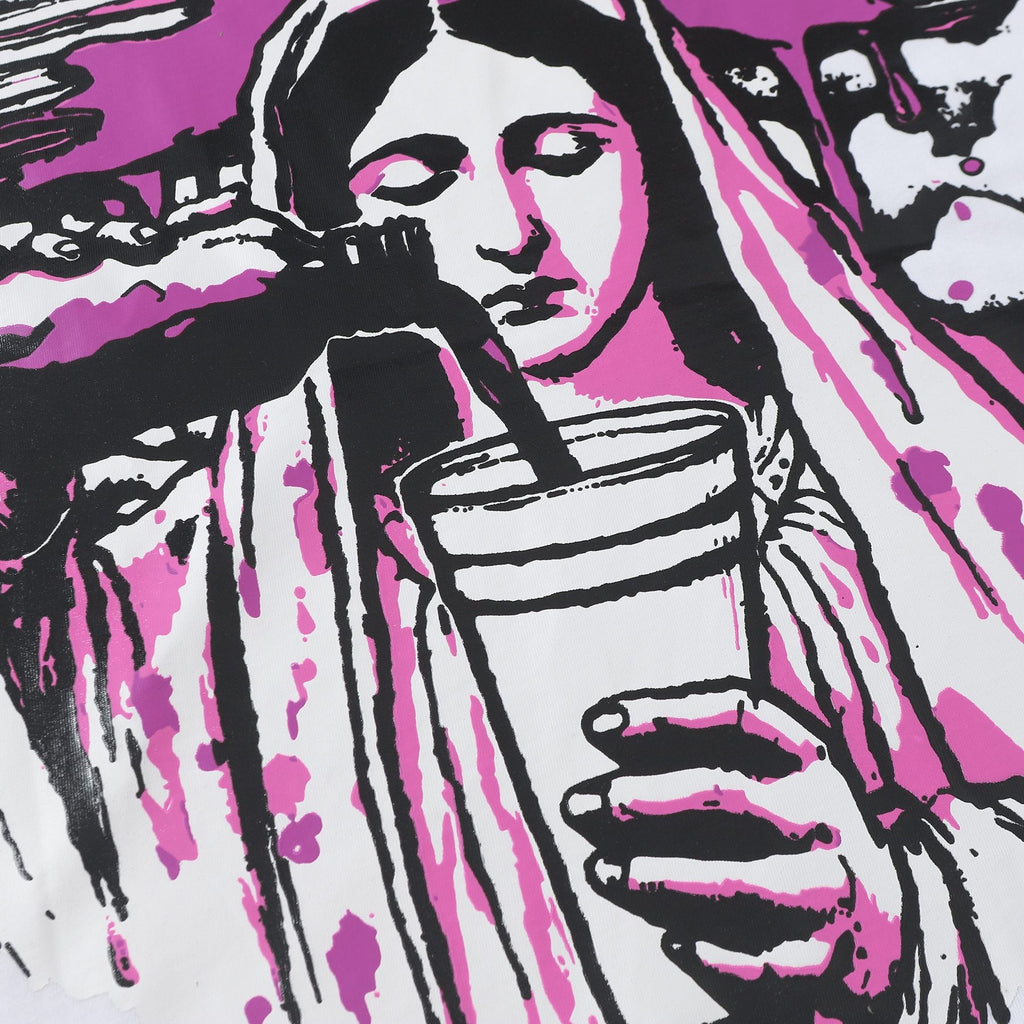 THAT'S A AWFUL LOT OF COUGH SYRUP Front & Back Graphic T-Shirt — detail