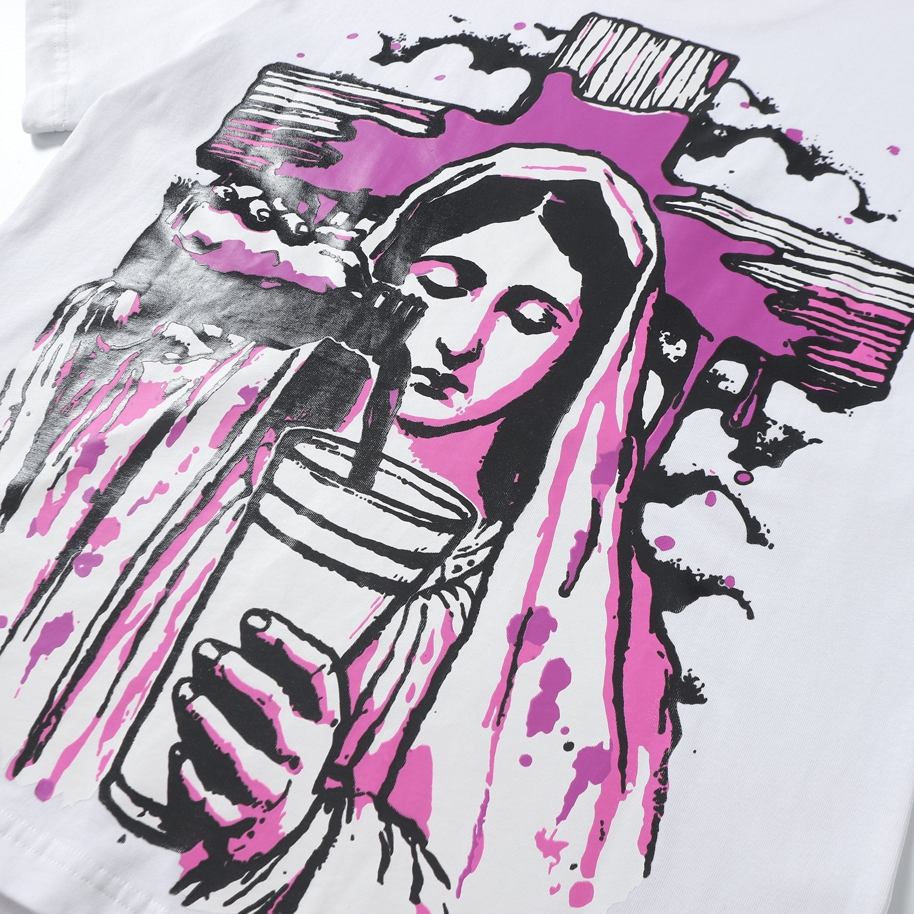 THAT'S A AWFUL LOT OF COUGH SYRUP Front & Back Graphic T-Shirt — detail