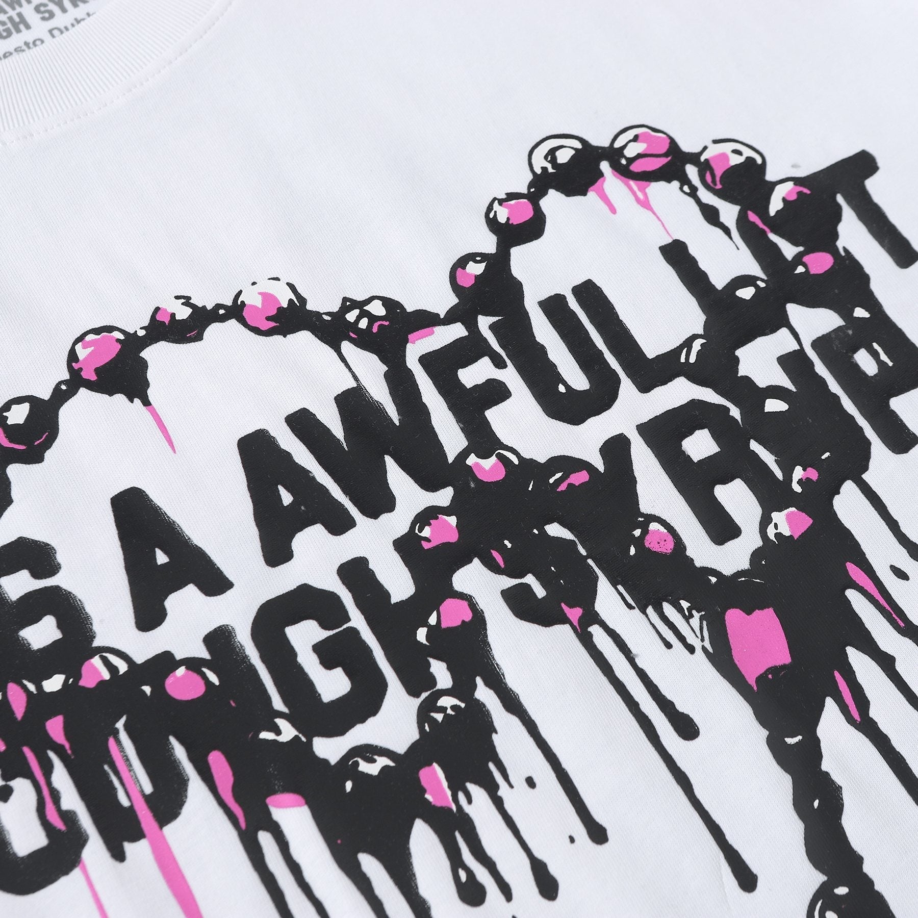 THAT'S A AWFUL LOT OF COUGH SYRUP Front & Back Graphic T-Shirt — detail